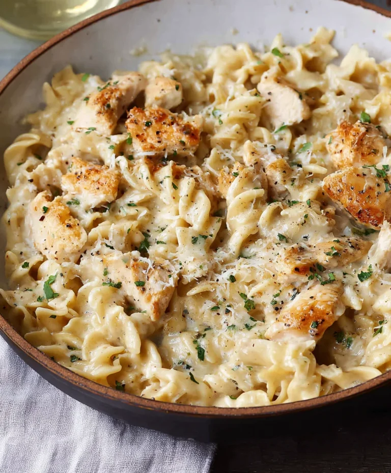 Garlic Parmesan Chicken Pasta – Easy Dinner Recipe