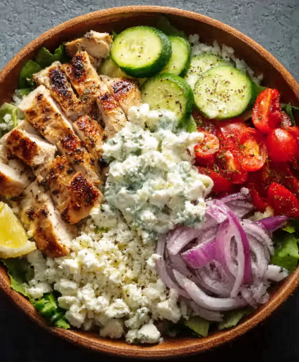 Greek Chicken Bowls- Easy & Flavorful Mediterranean Meal