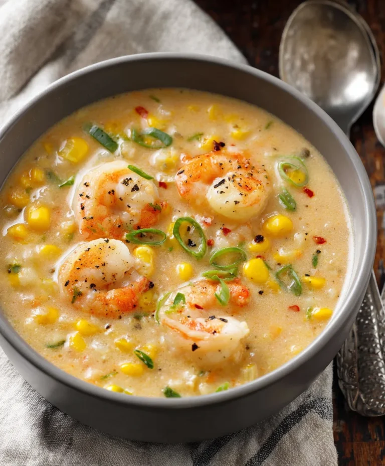 Easy Shrimp Corn Chowder Recipe-Hearty & Delicious