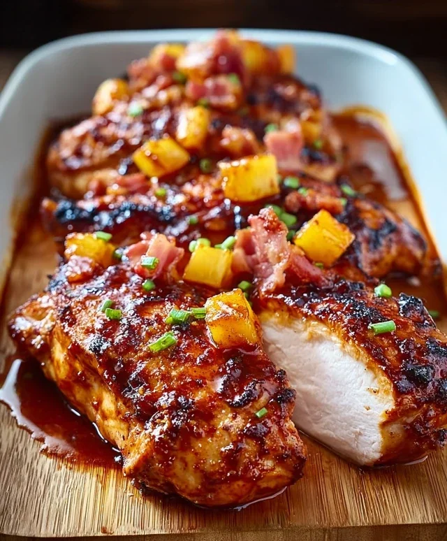 Beef Beef Bacon Pineapple BBQ Chicken