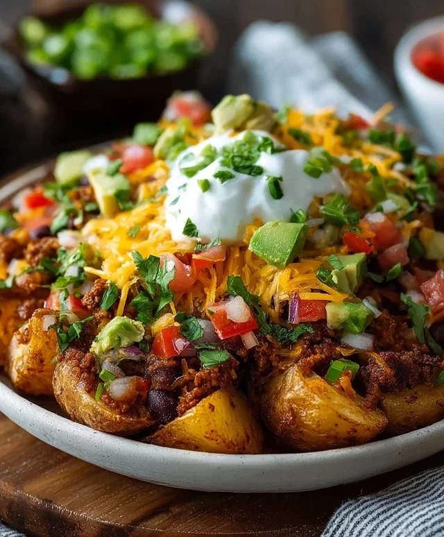 Loaded Potato Taco Bowl