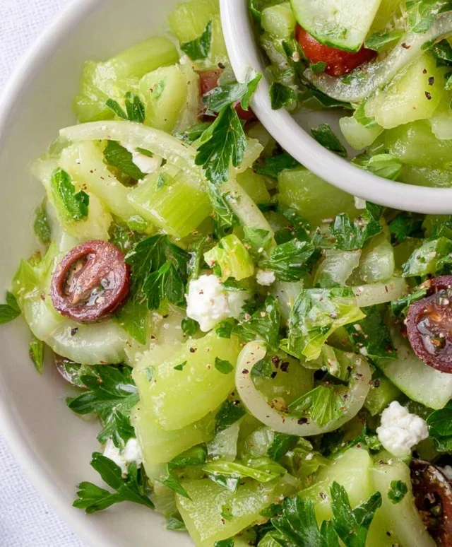 Mediterranean Celery Salad