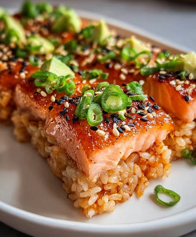 Salmon Crispy Rice