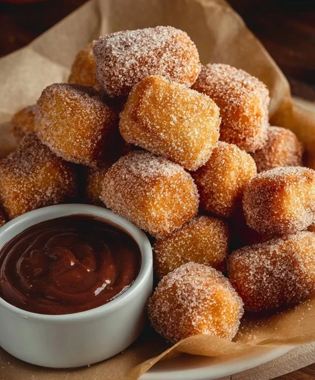 Sweet Air Fryer Churro Bites Recipe