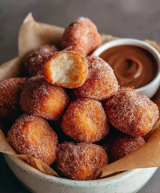 Sweet Air Fryer Churro Bites Recipe