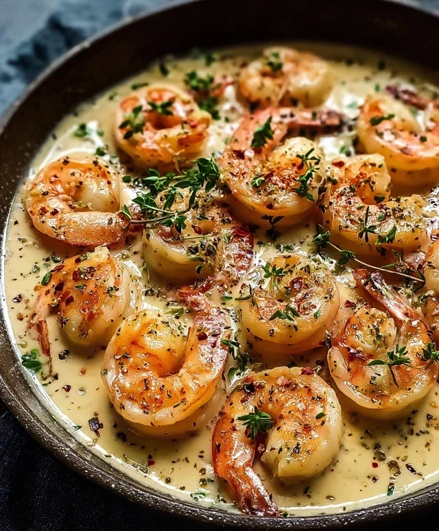 Creamy Garlic Shrimp