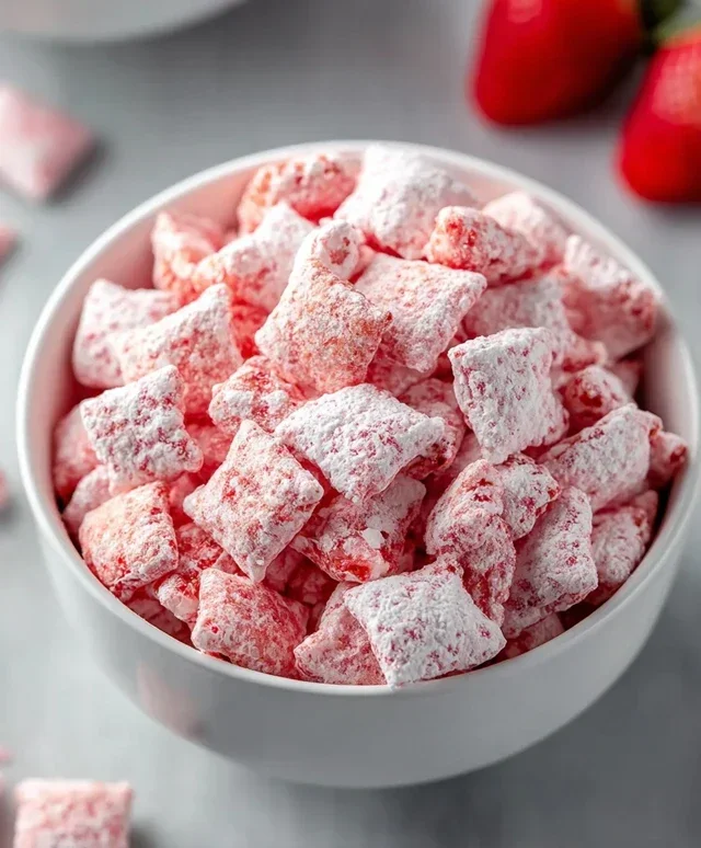 Strawberry Shortcake Puppy Chow