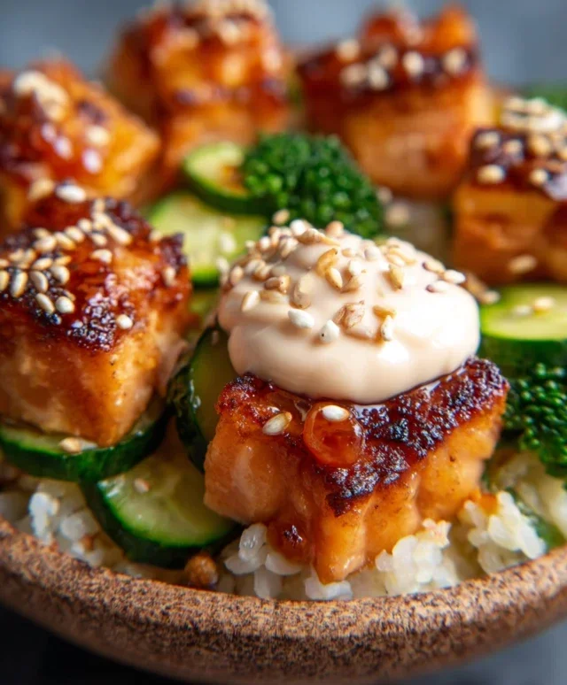 Bang Bang Salmon Bites