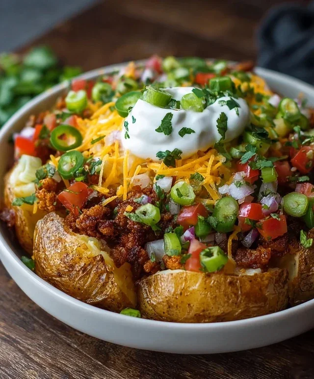 Loaded Potato Taco Bowl