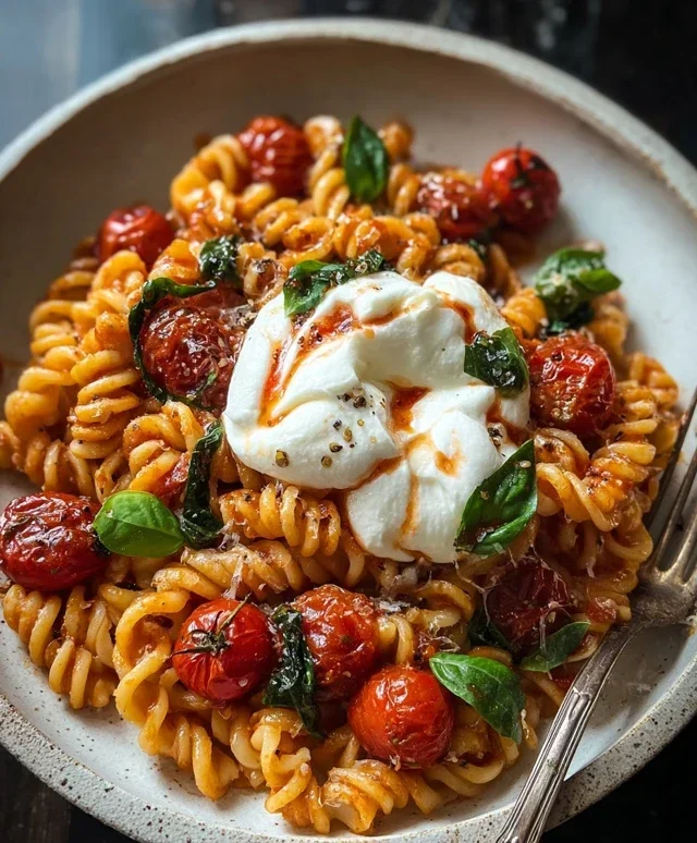 Burst Tomato Burrata Pasta
