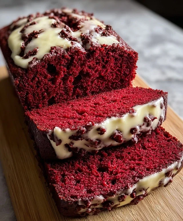 Red Velvet Banana Bread