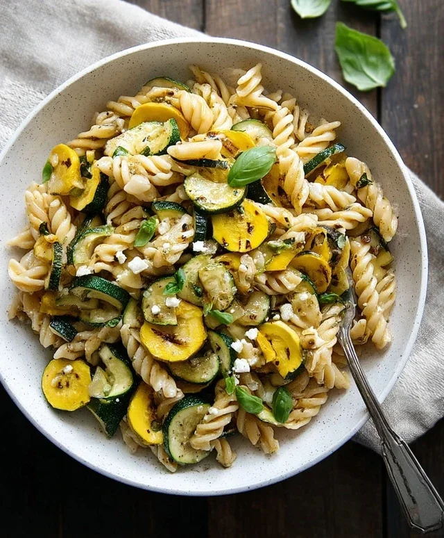 Summer Squash Pasta Skillet