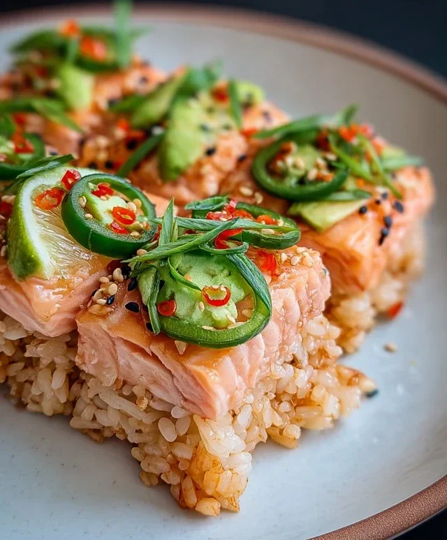 Salmon Crispy Rice