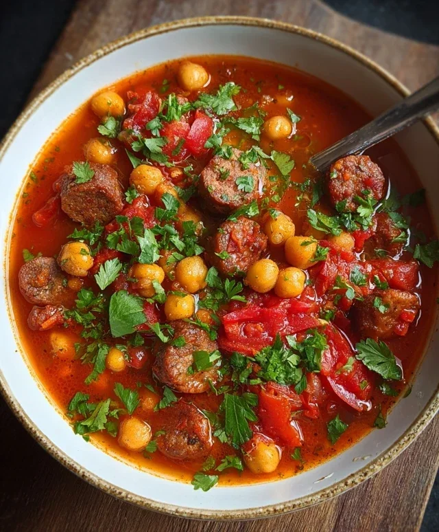 Beef Beef Chorizo Chickpea Stew