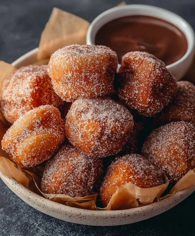 Sweet Air Fryer Churro Bites Recipe