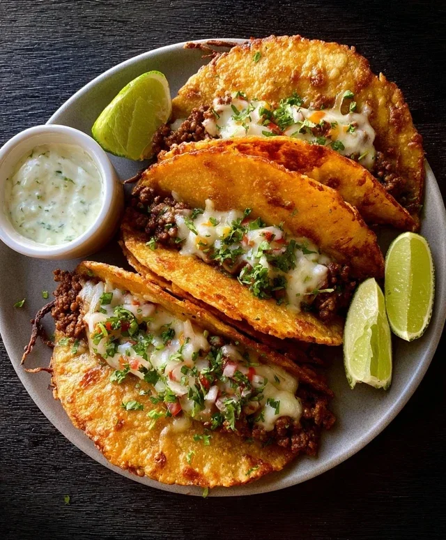 Crispy Ground Beef Tacos