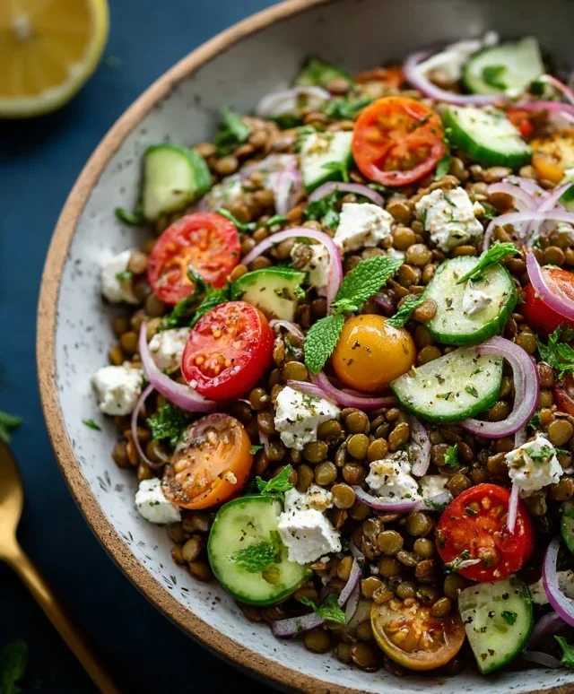 Mediterranean Lentil Salad