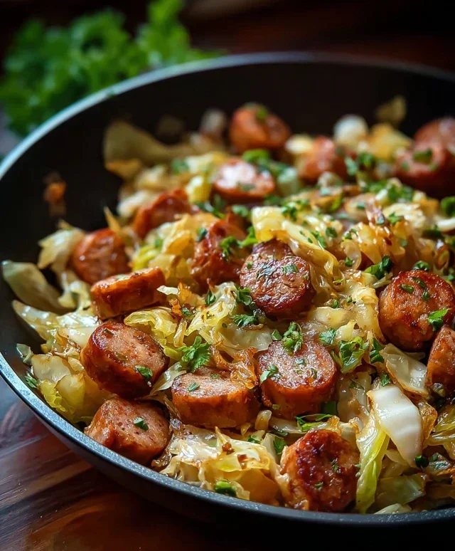 Easy Sausage and Cabbage Stir Fry