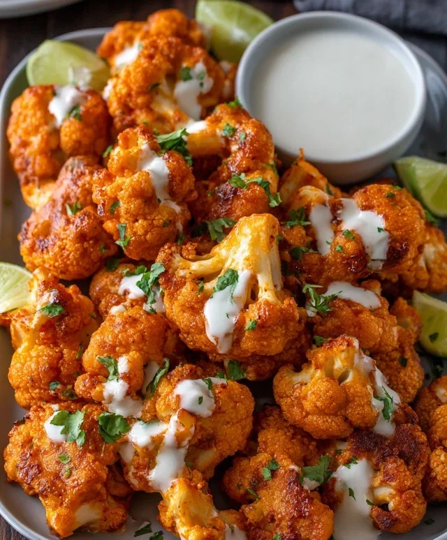 Air Fryer Buffalo Cauliflower Recipe
