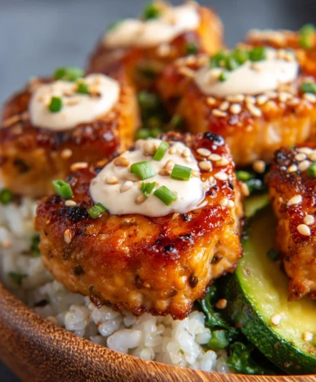 Bang Bang Salmon Bites