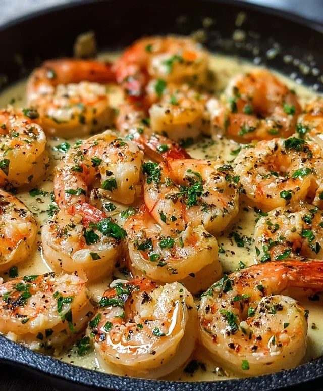 Creamy Garlic Shrimp