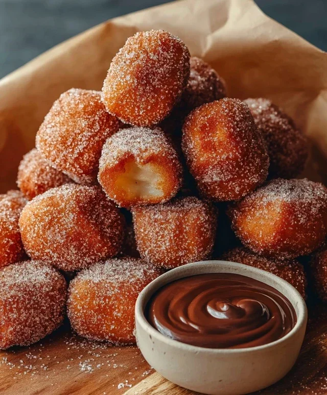 Sweet Air Fryer Churro Bites Recipe