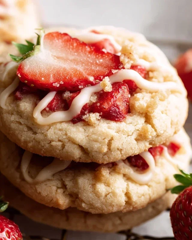 Strawberry Shortcake Cookies