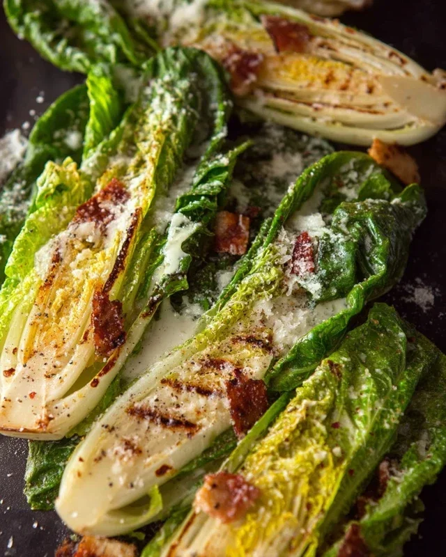 Grilled Romaine Caesar Salad Recipe