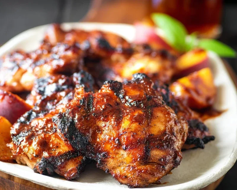Grilled Mango Pineapple Chicken