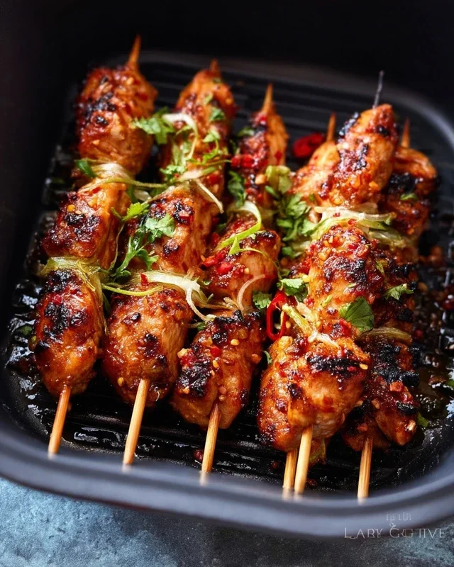 Bang Bang Chicken Skewers