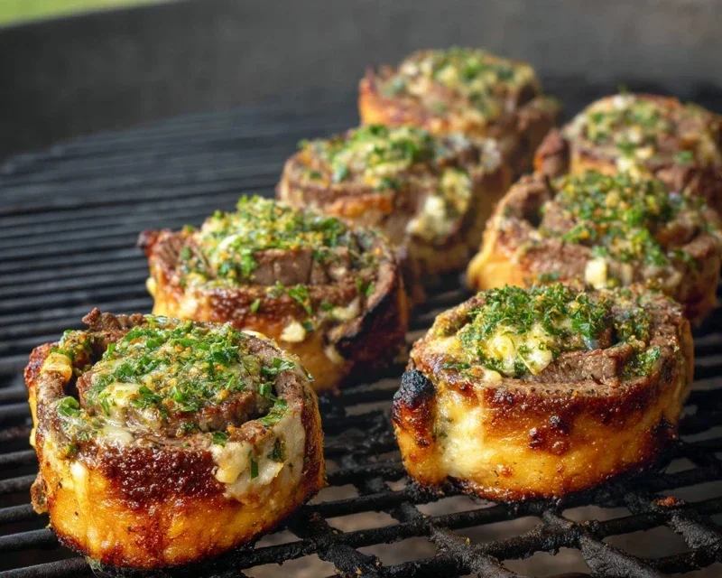 Cheesy Steak Pinwheels