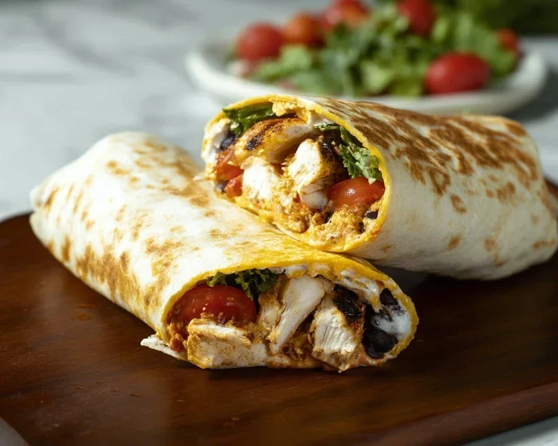 Chipotle Ranch Grilled Chicken Burrito