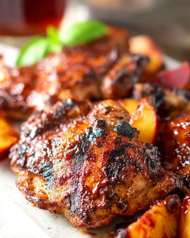 Grilled Mango Pineapple Chicken