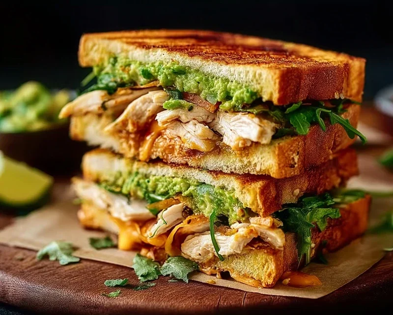 Chicken Avocado Melt Sandwich