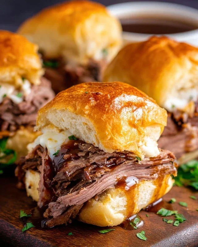 Easy French Dip Sliders Recipe