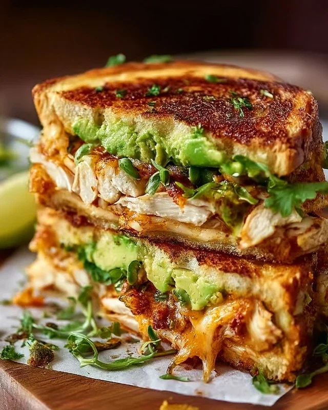 Chicken Avocado Melt Sandwich