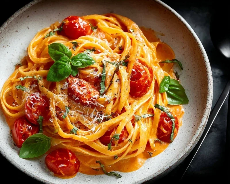 Easy One Pot Creamy Tomato Pasta