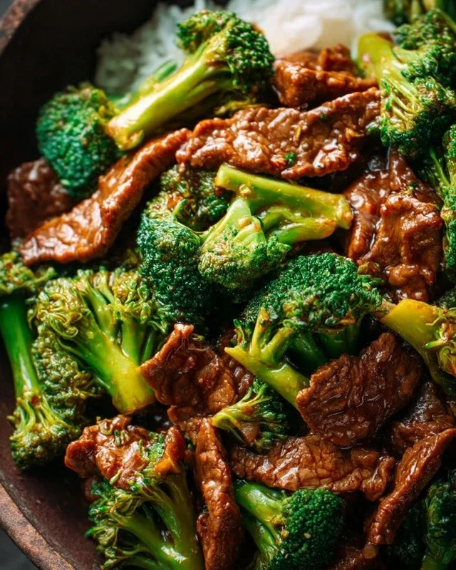 Chinese Beef and Broccoli (牛肉炒西兰花)