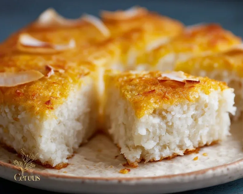 Sticky Coconut Cake
