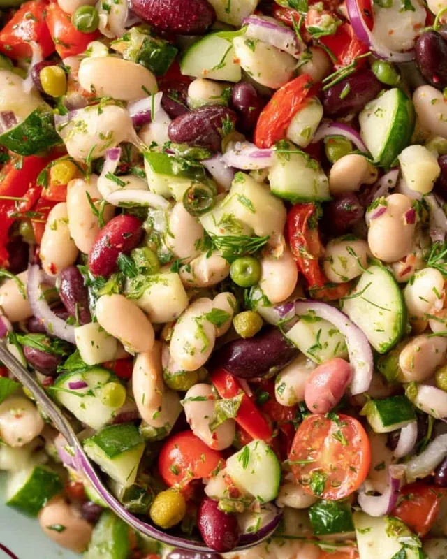 Mediterranean Bean Salad