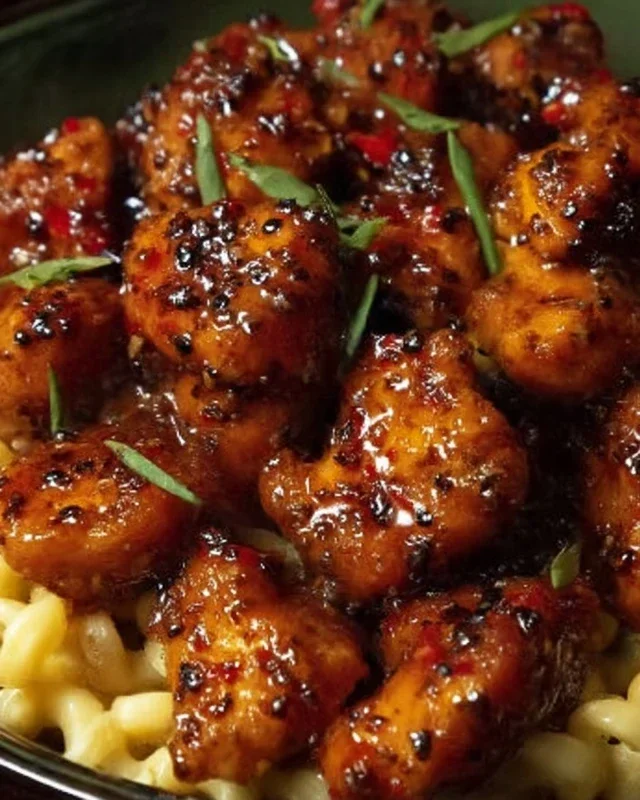 Sweet and Spicy Honey Pepper Chicken
