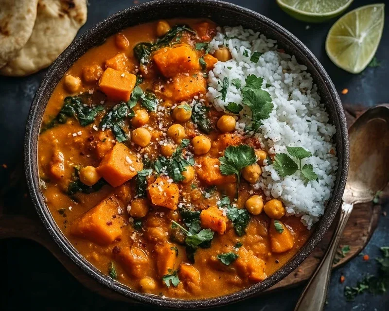 Sweet Potato and Chickpea Curry