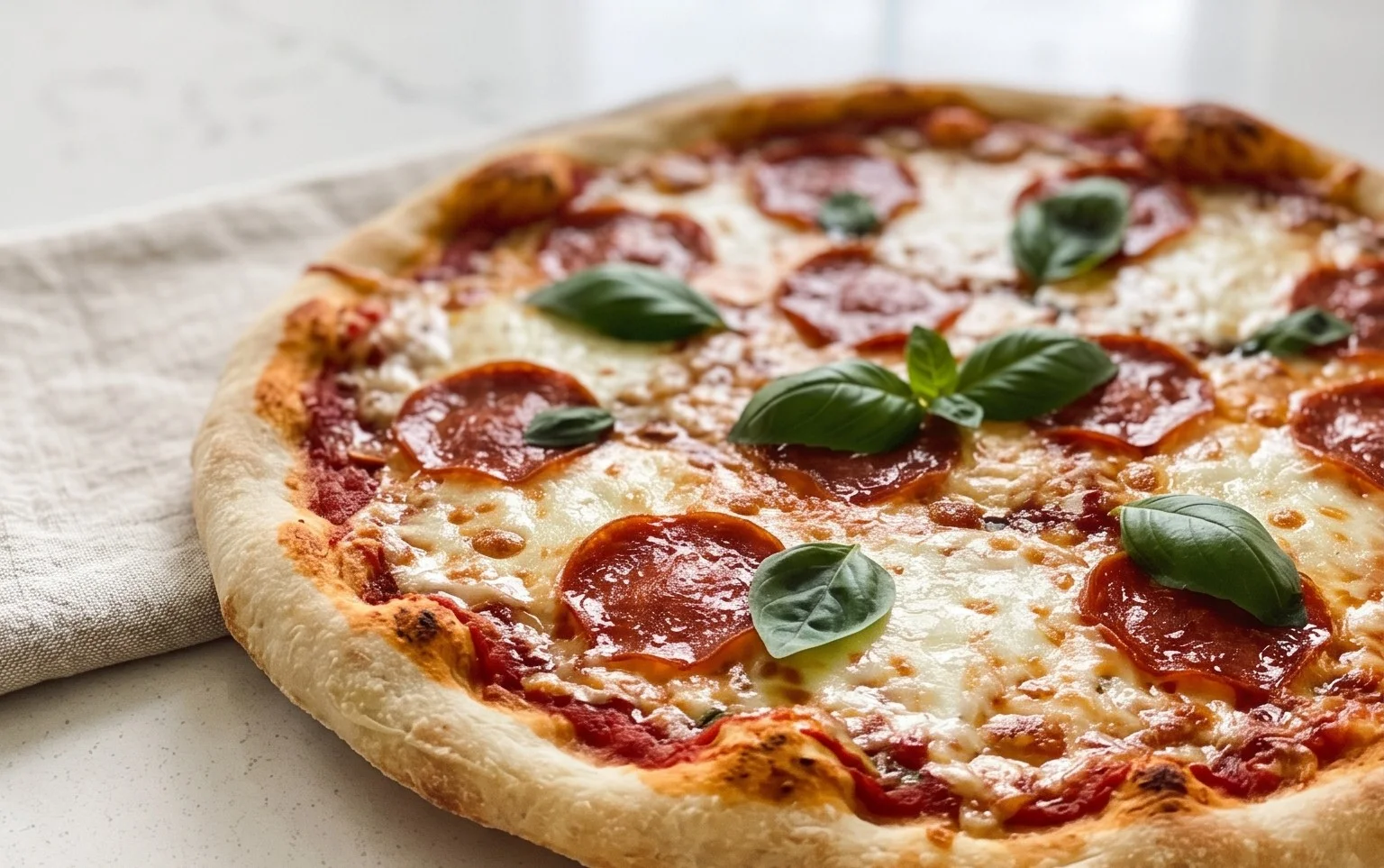 An excellent No Yeast Pizza Dough - quick easy homemade pizza!