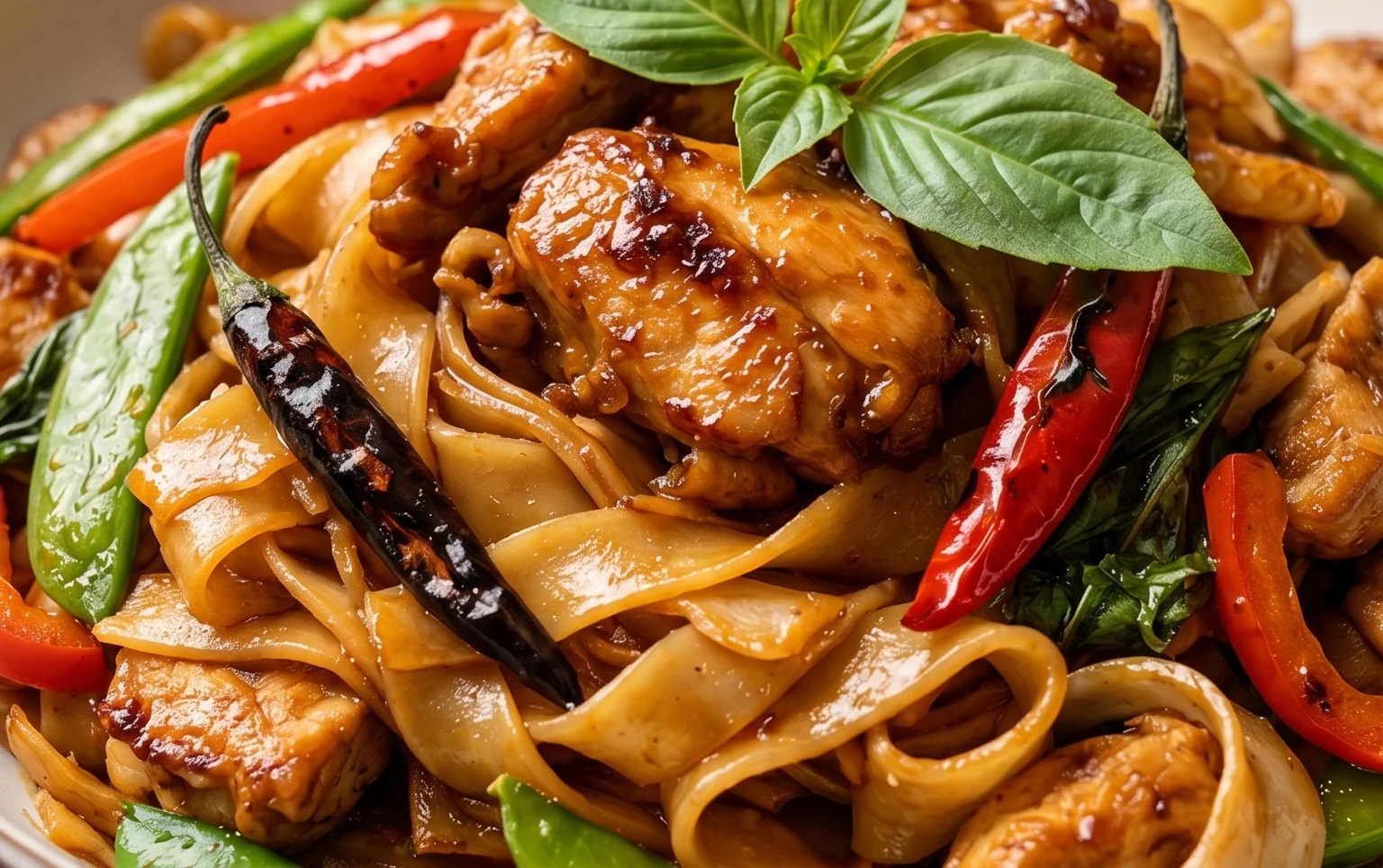 Drunken noodles