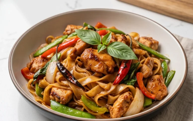 Drunken noodles