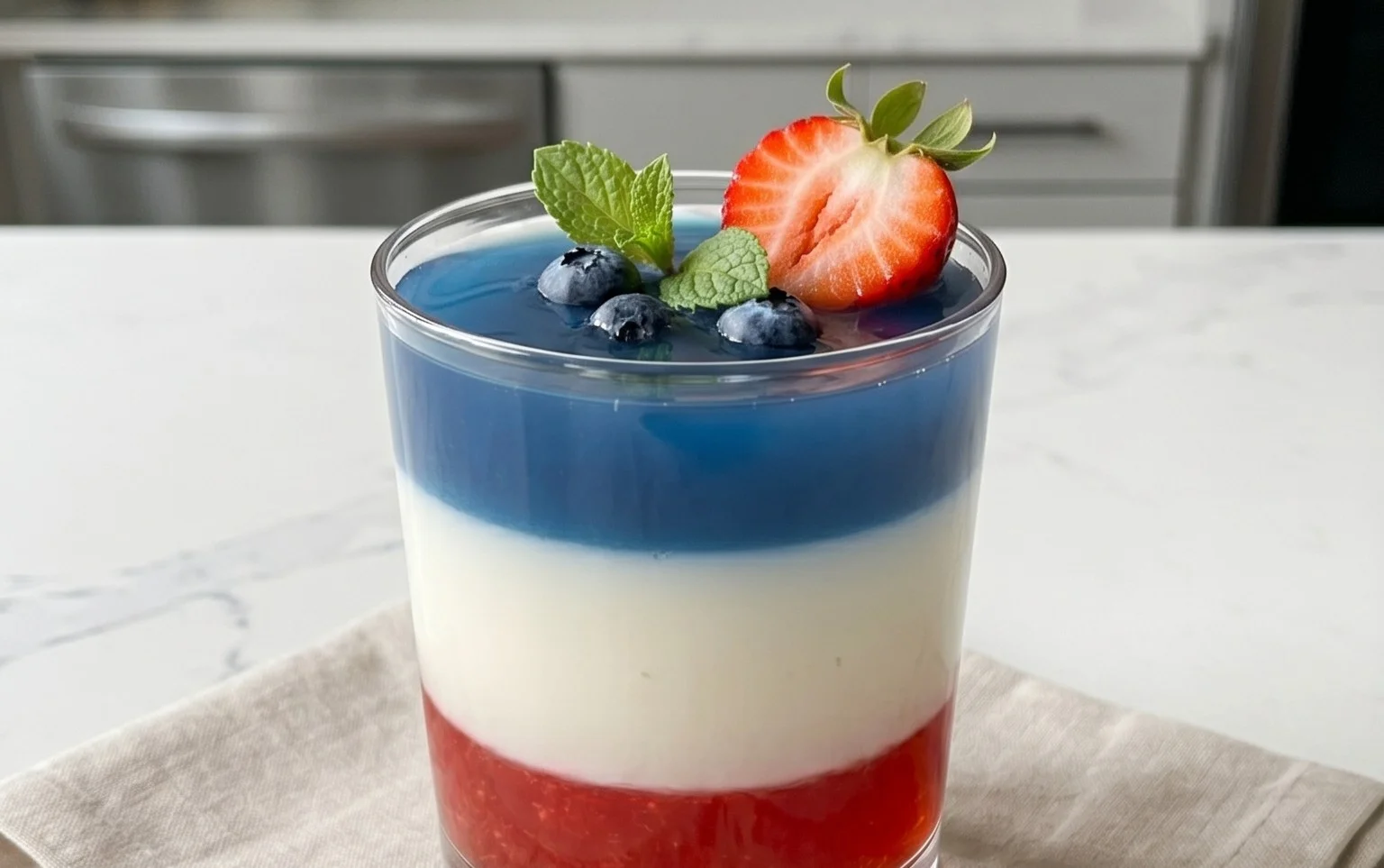 July 4th Layered Drinks Recipe