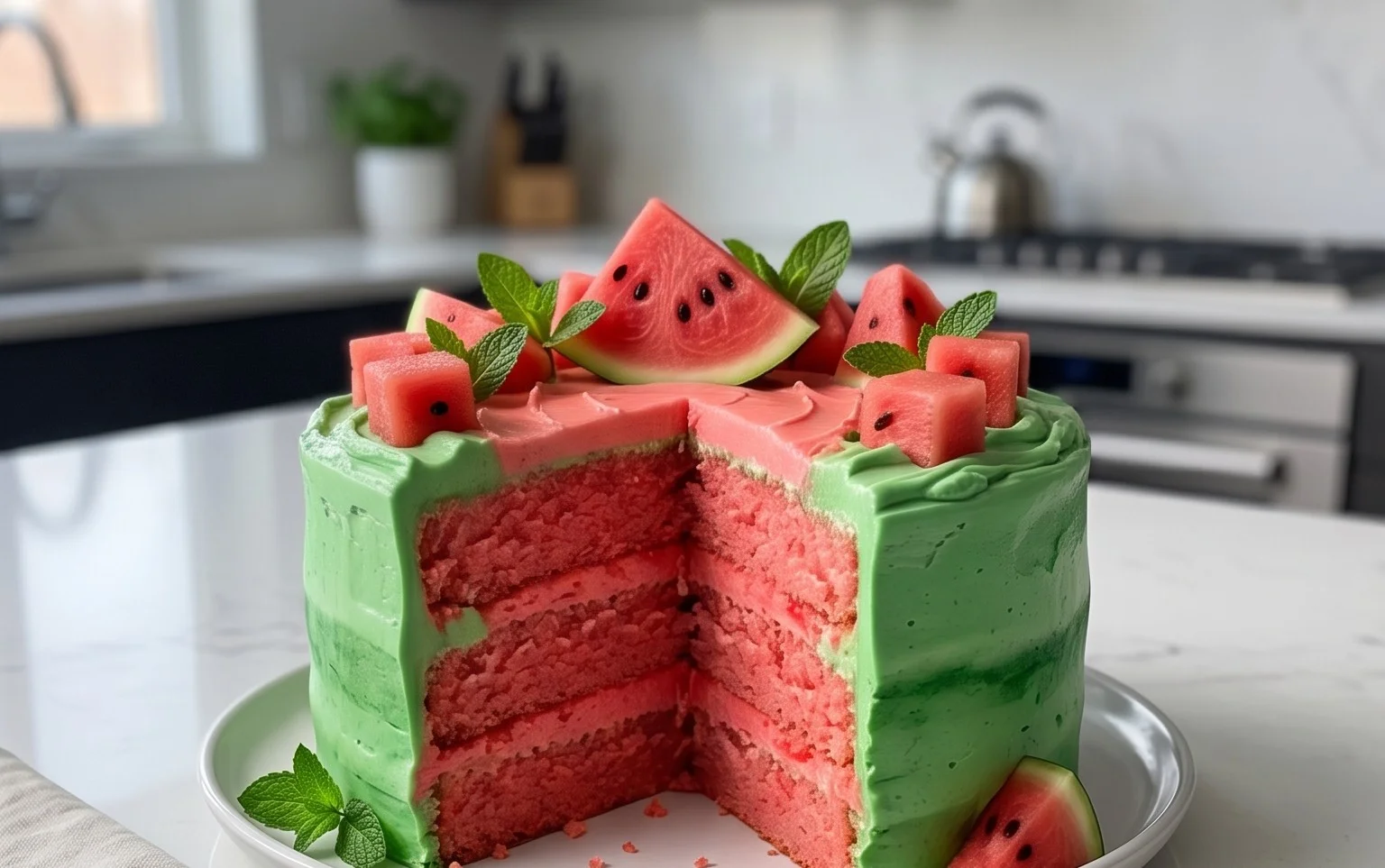 Watermelon Cake