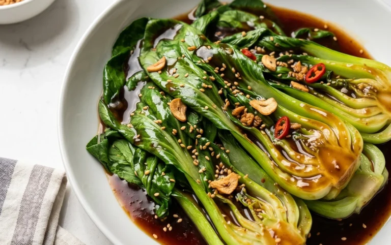 Bok Choy with Oyster Sauce