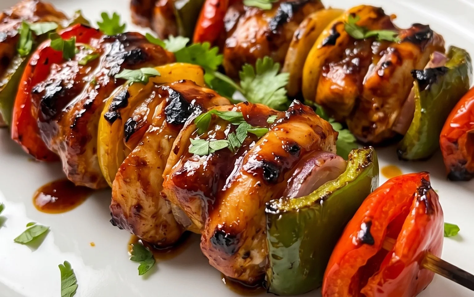Mexican Barbecue Chicken Skewers