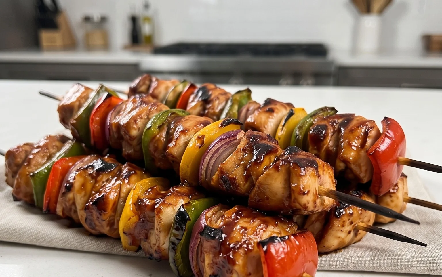 Mexican Barbecue Chicken Skewers